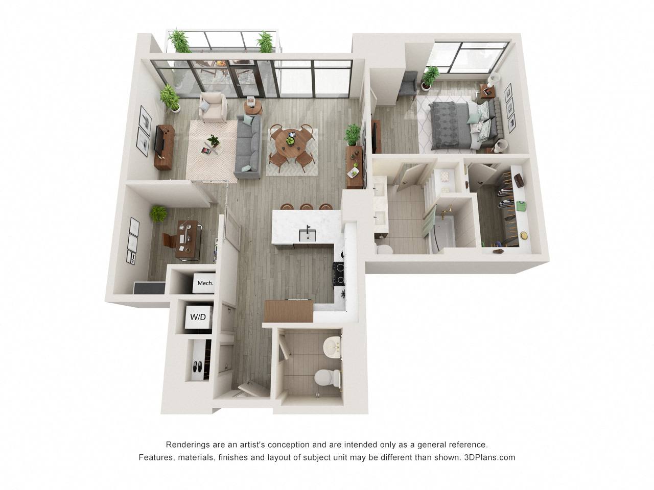 Floor plan layout diagram for A12